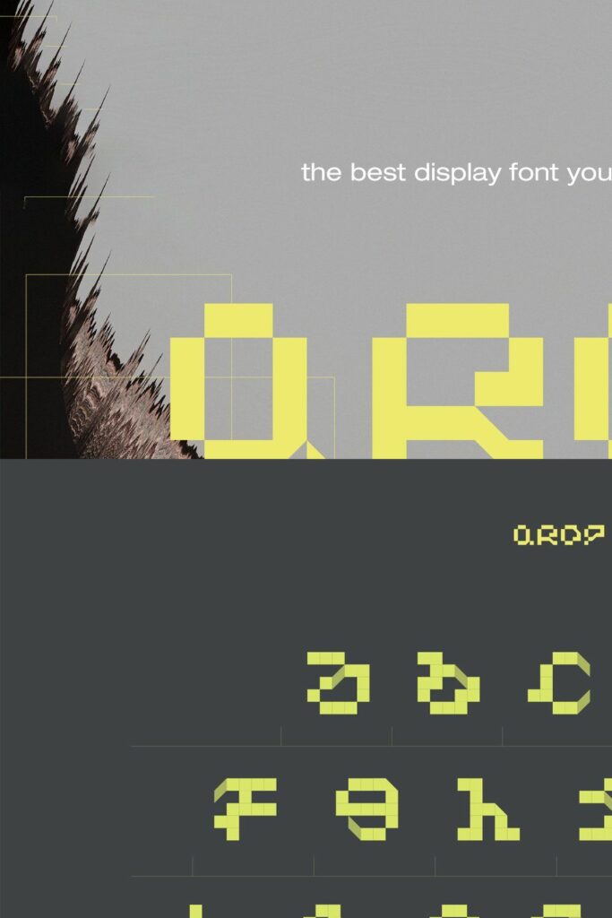 QROP, a cool display font – MasterBundles