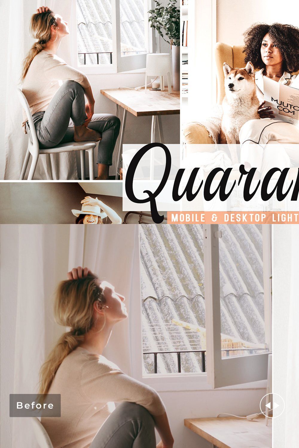 Quarantine Pro Lightroom Presets pinterest preview image.