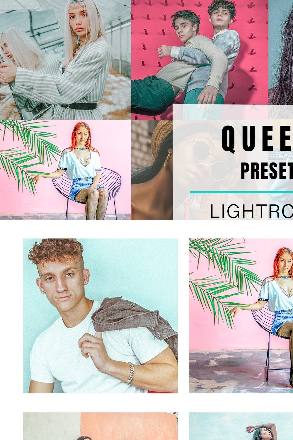 Queen - Bold Lightroom Preset pinterest preview image.