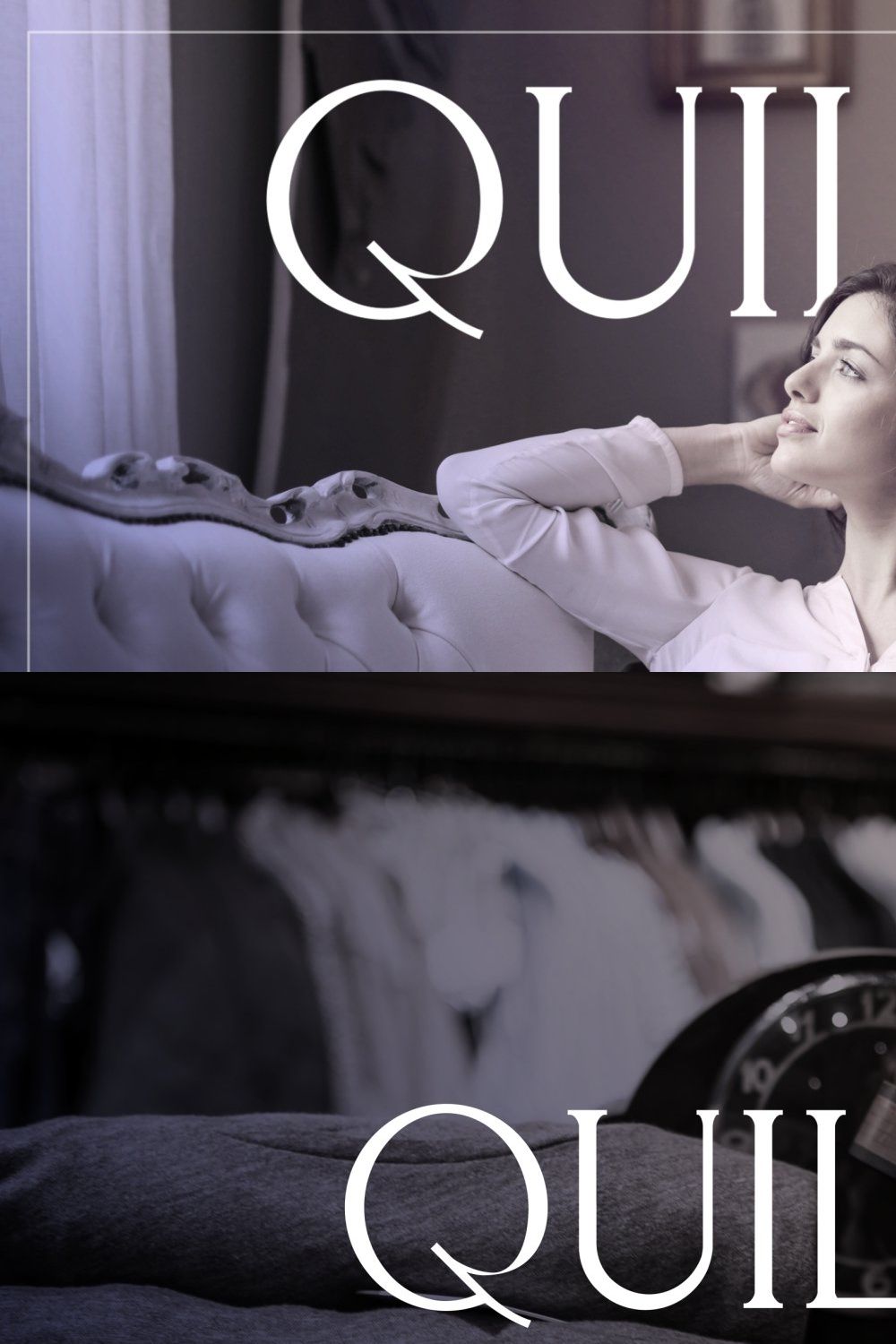 Quiela - Luxury Serif Font pinterest preview image.