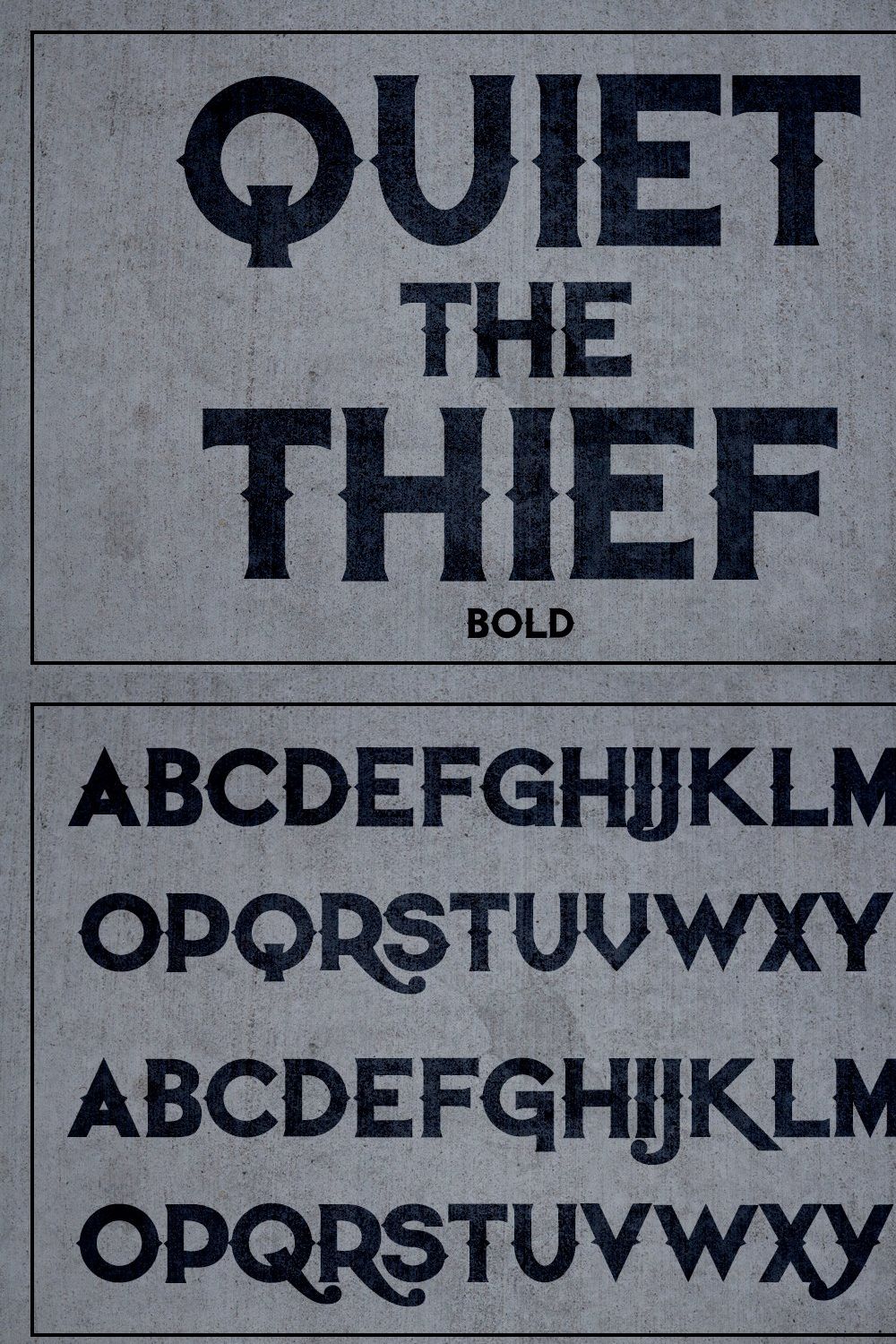 Quiet the Thief - Bold pinterest preview image.