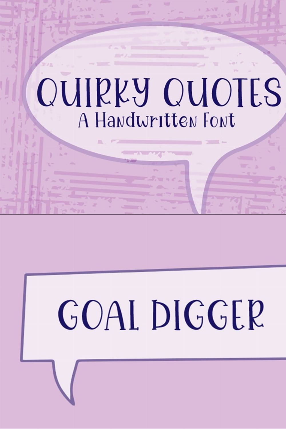 Quirky Quotes pinterest preview image.