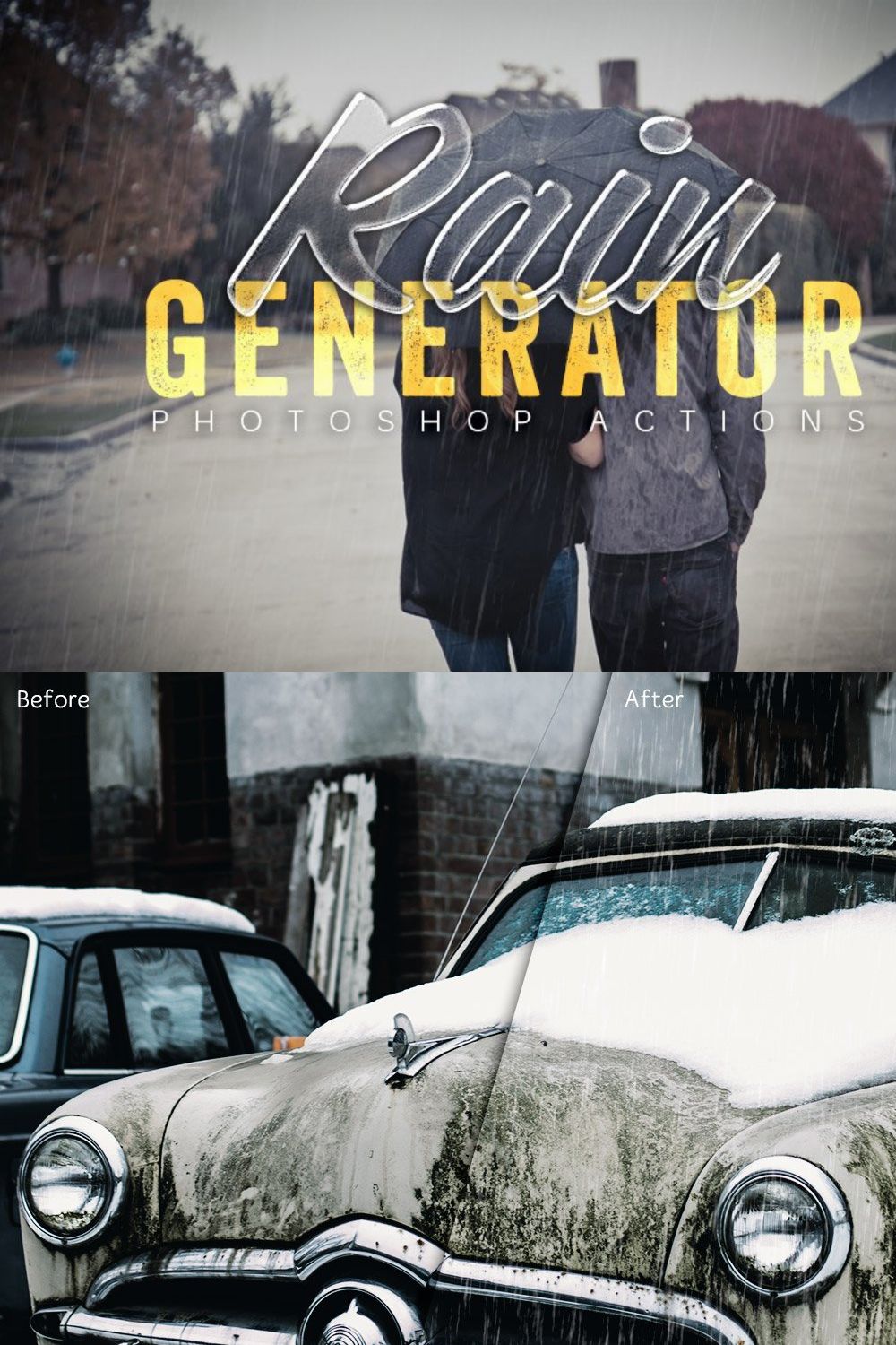 Rain Generator pinterest preview image.