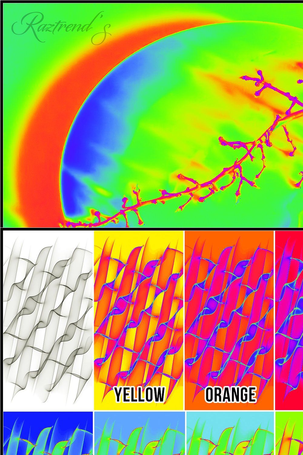 Rainbow Go-Round LUTs pinterest preview image.