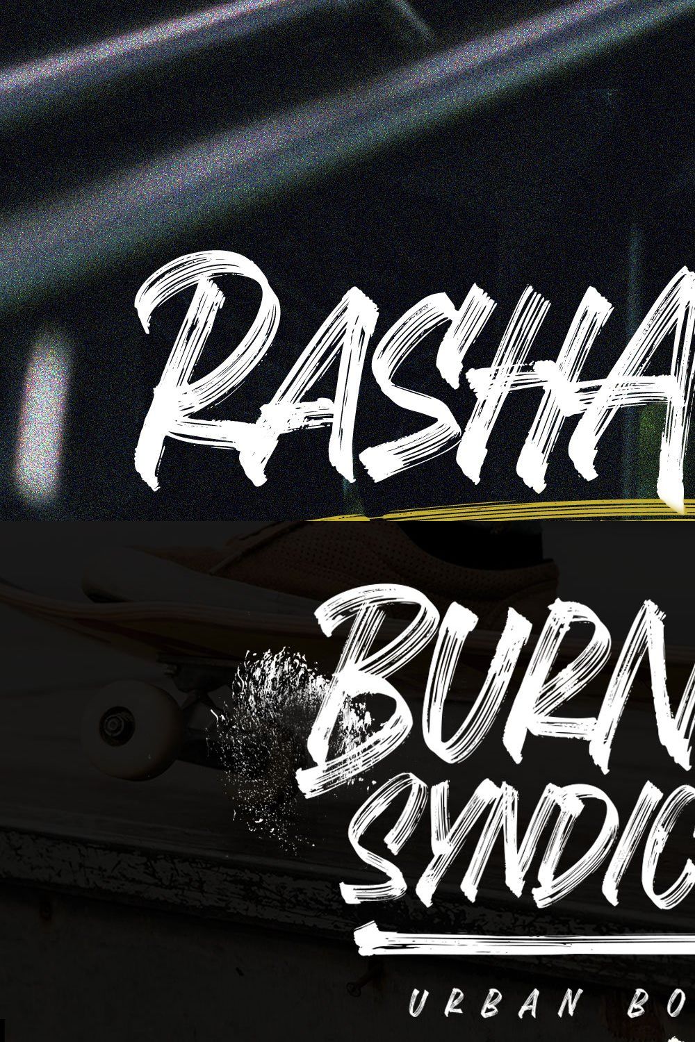 Rashavine - Street Font pinterest preview image.