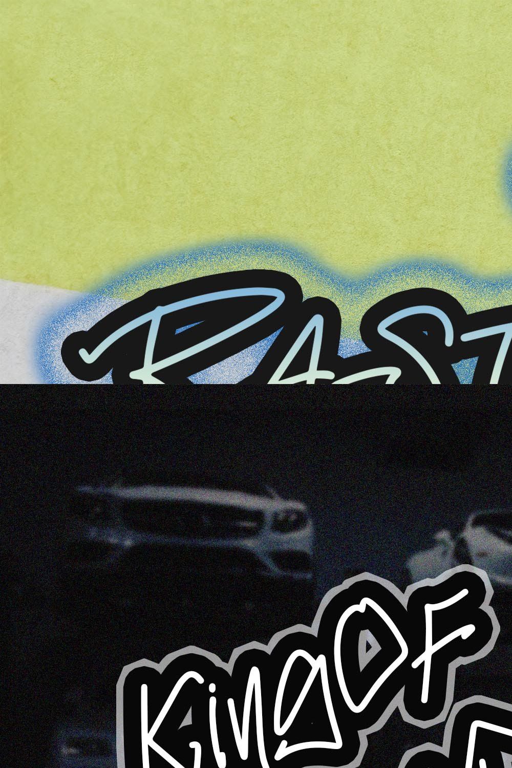 RASTENKER - Graffiti Font pinterest preview image.