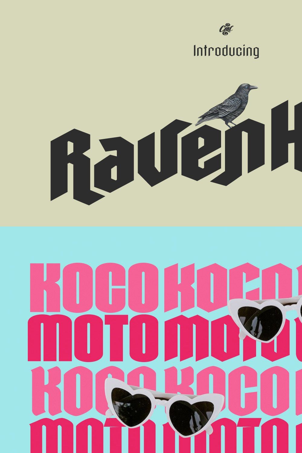 Raven Hell - Variable Gothic Font pinterest preview image.