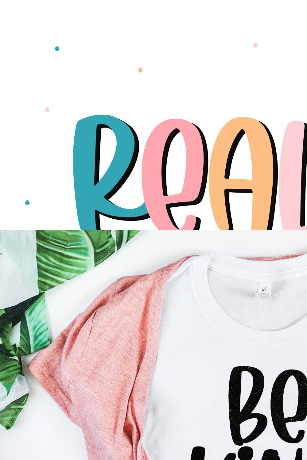 Reality | Fun Handwritten Font pinterest preview image.