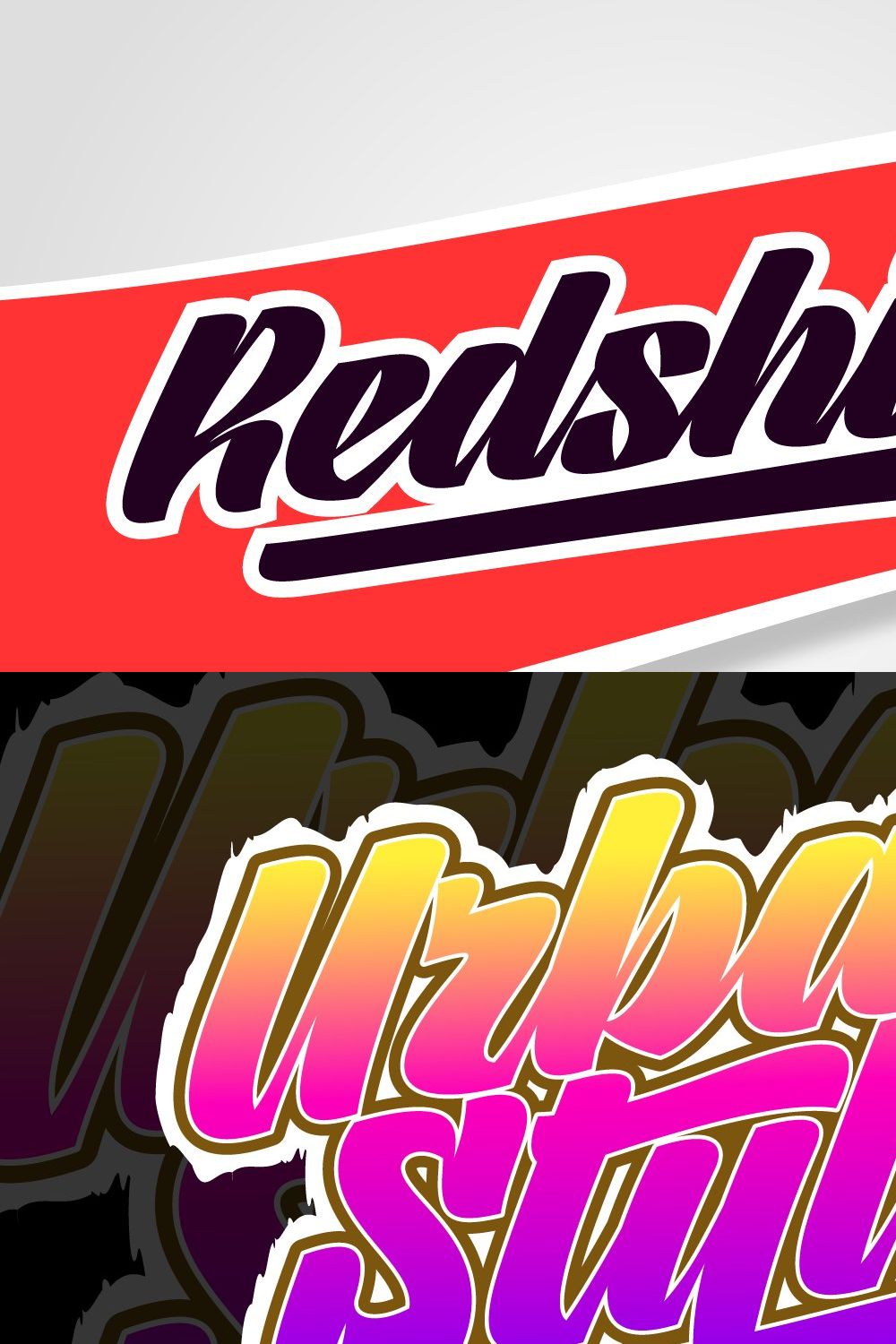 Redshine - Strong Bold Script pinterest preview image.