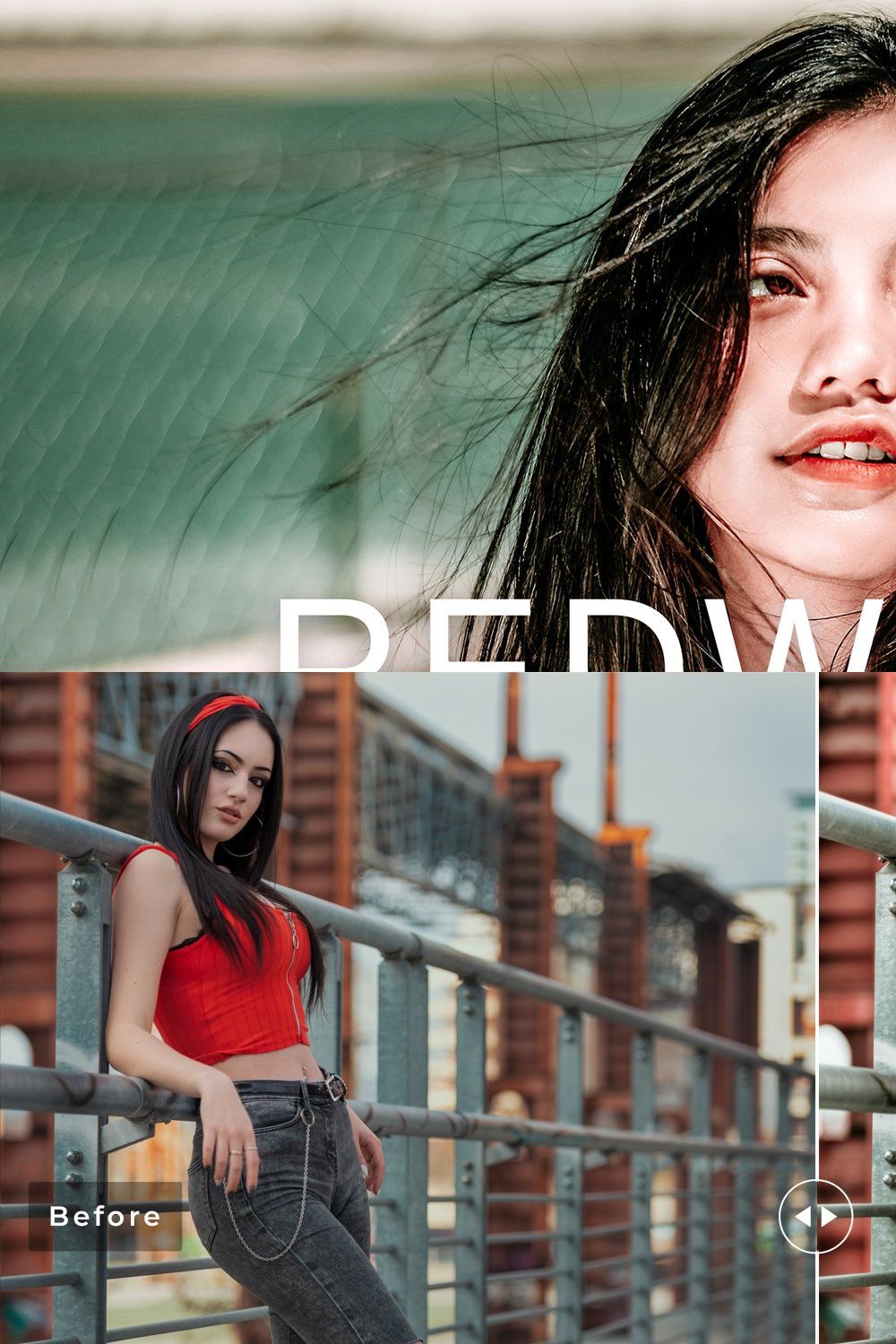 Redwood Pro Lightroom Presets pinterest preview image.