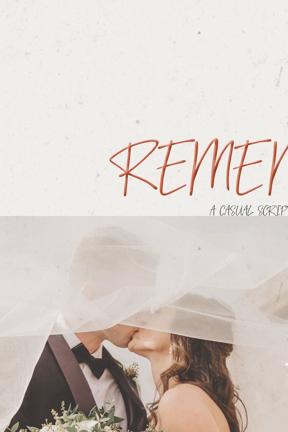 Remember | A Casual Script Font pinterest preview image.