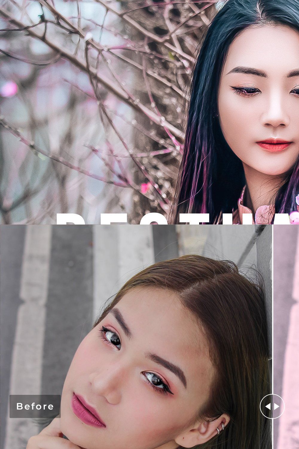 Restharrow Pro Lightroom Presets pinterest preview image.