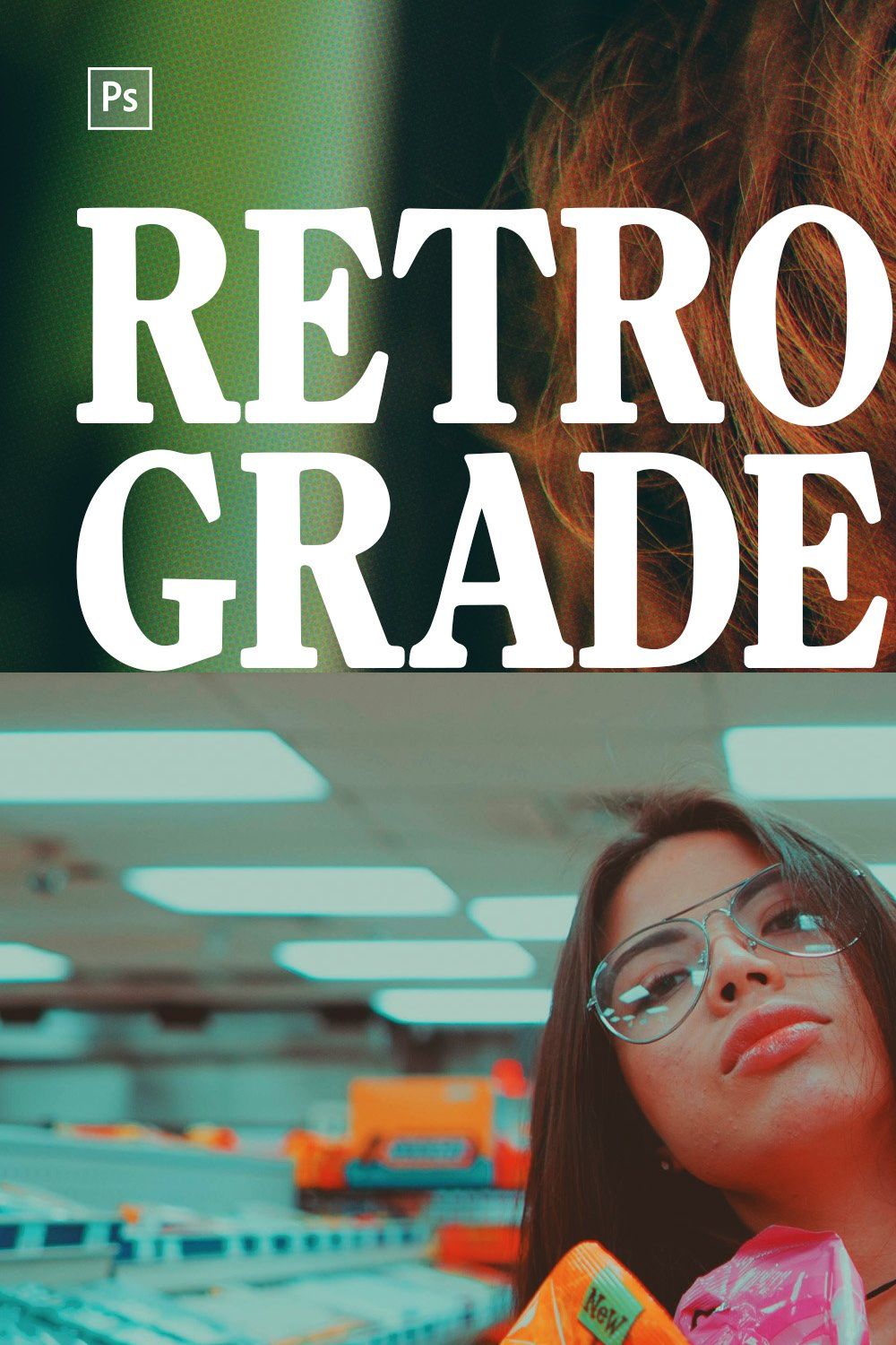 Retrograde Retro and Vintage Effects pinterest preview image.