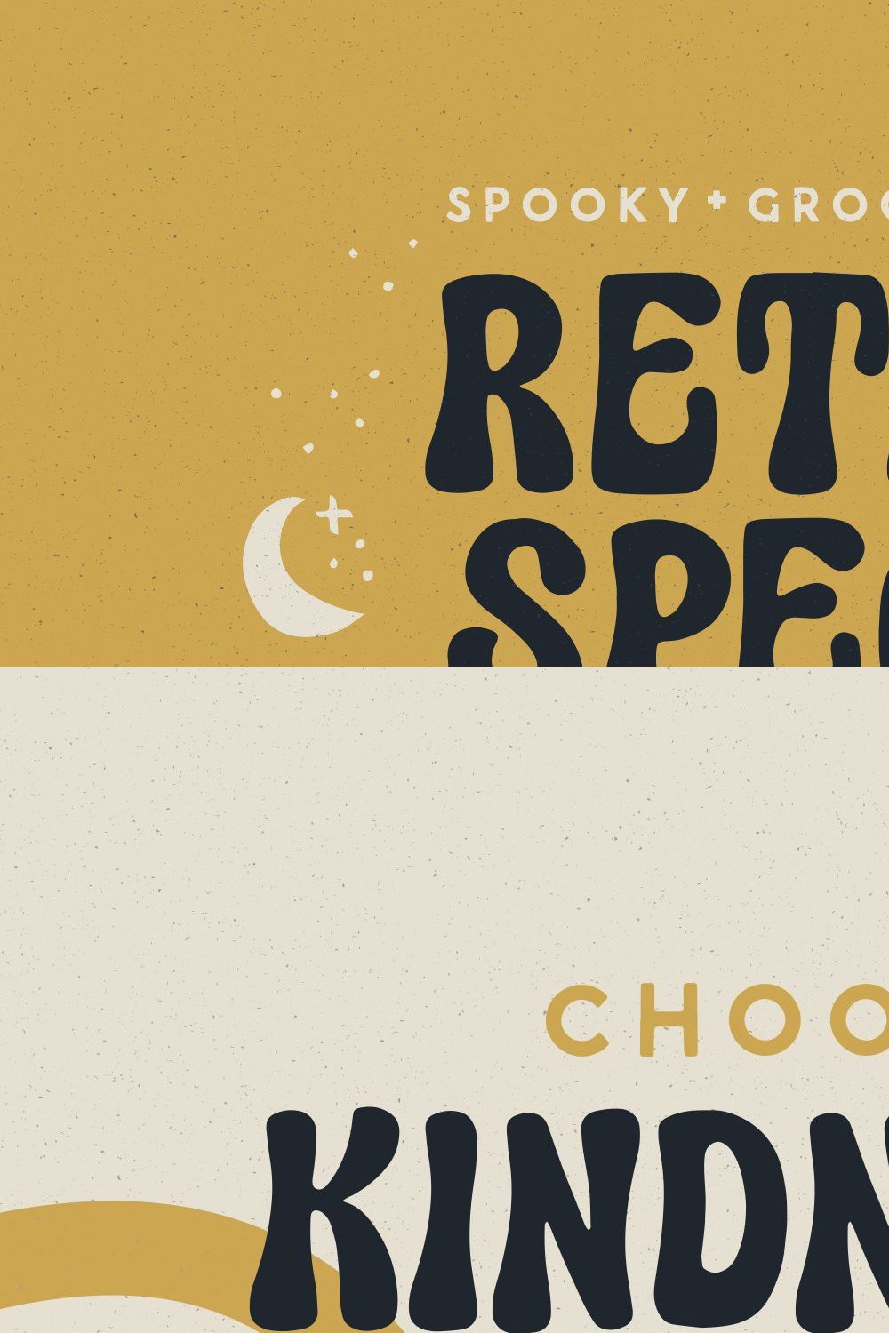 Retrospect Font pinterest preview image.