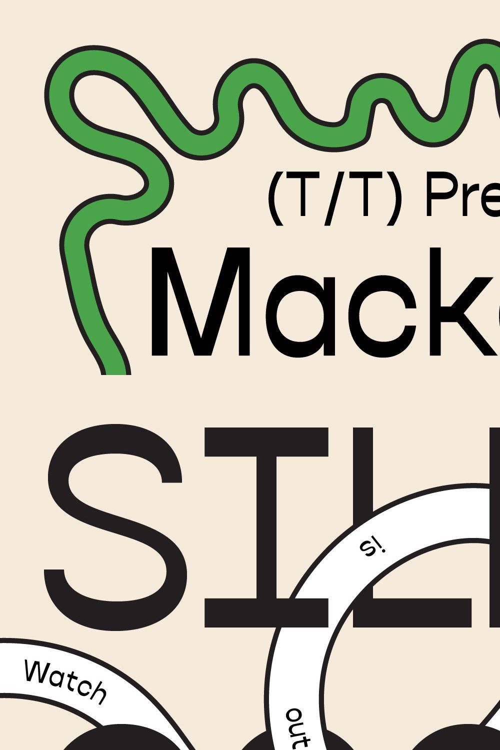 Reverse Contrast font: Mackerel pinterest preview image.