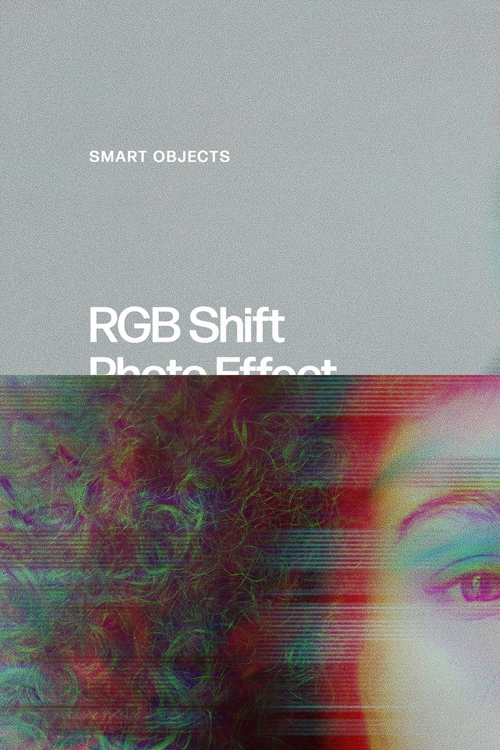 RGB Shift Photo Effect pinterest preview image.