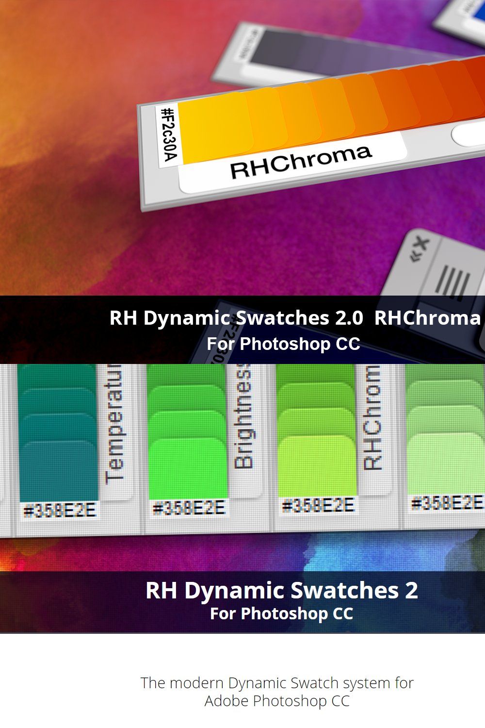 RH Dynamic Swatches 2.0 - RHChroma pinterest preview image.