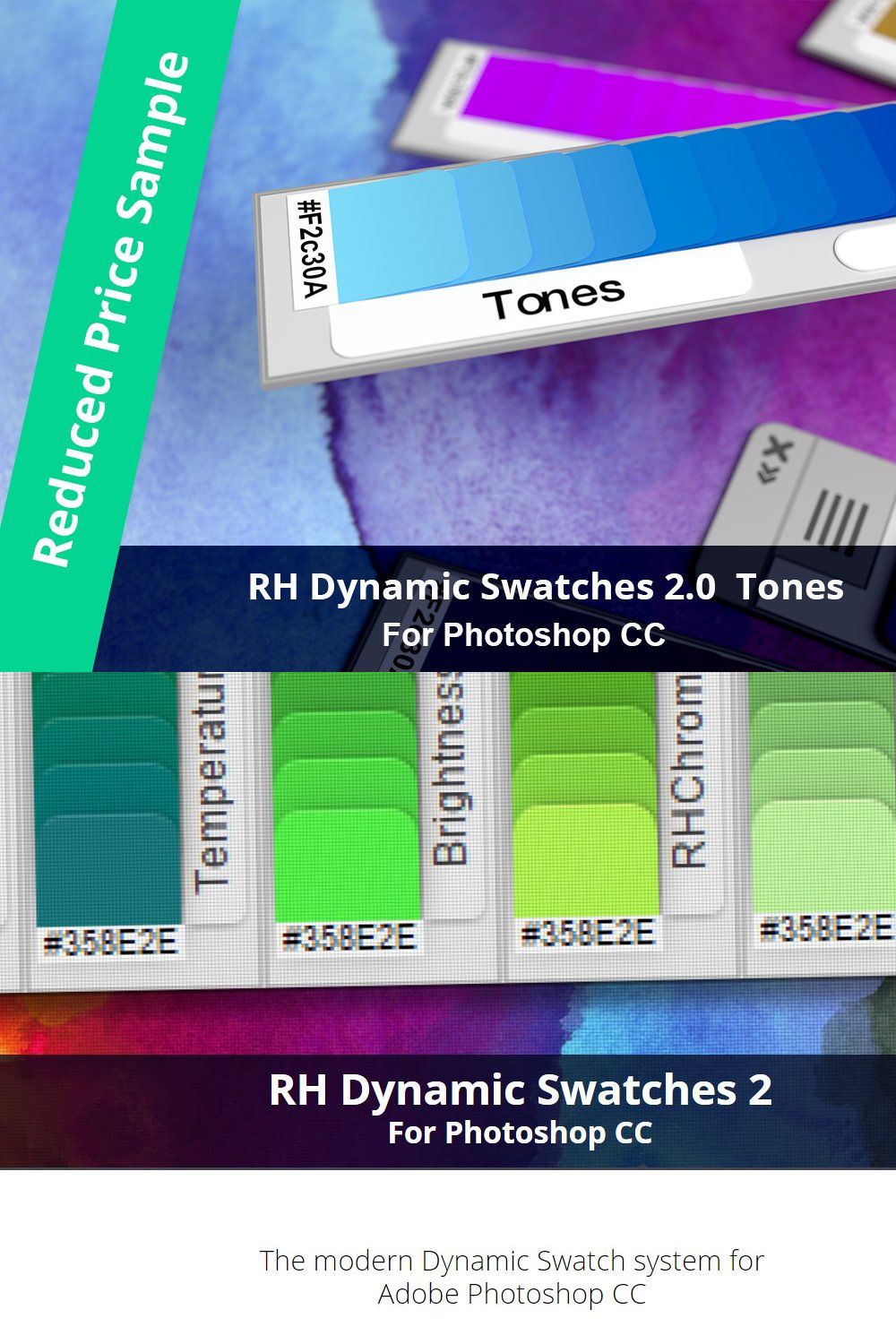 RH DynamicSwatches 2 -Tones (Sample) pinterest preview image.