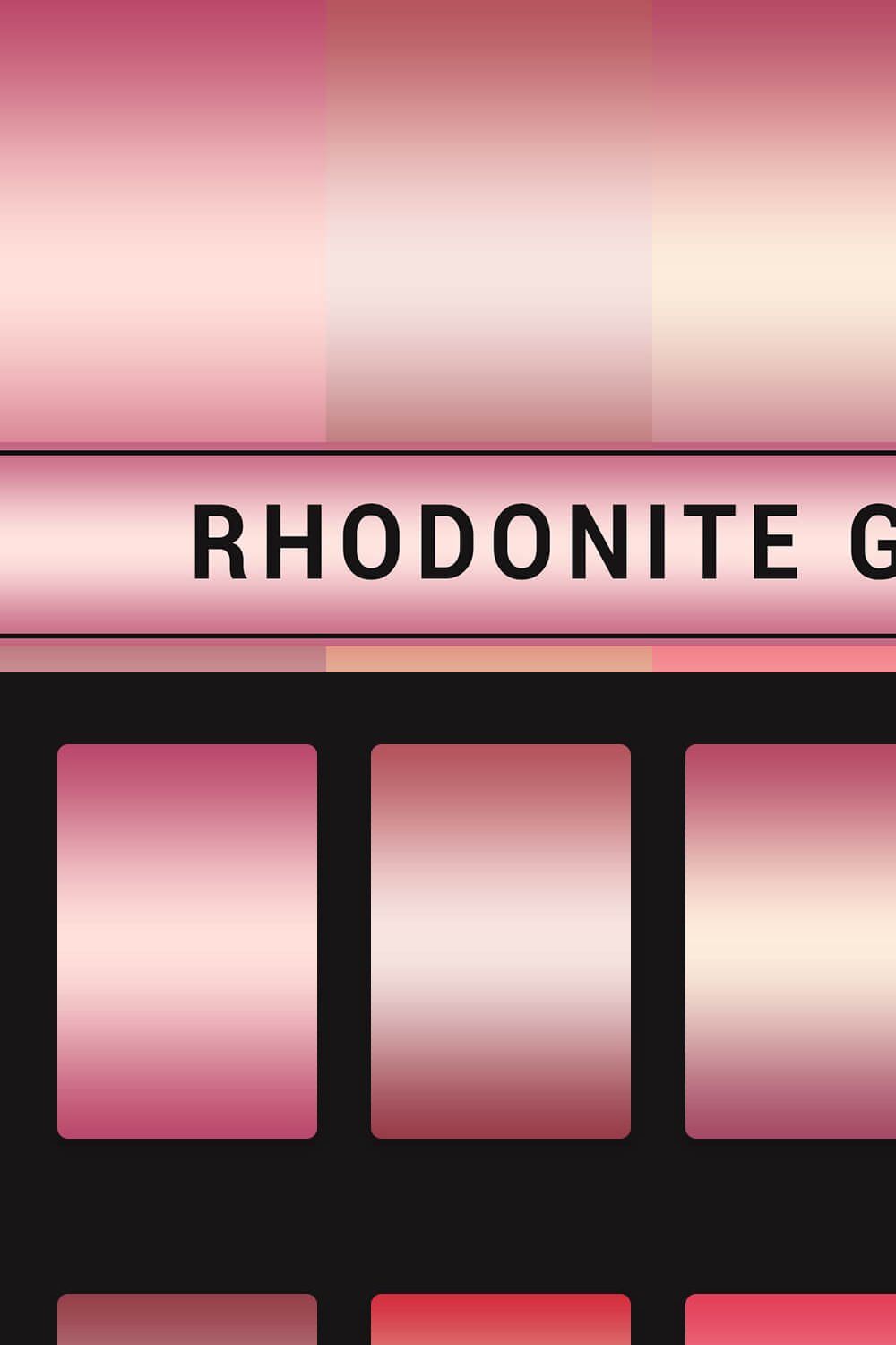 Rhodonite Gradients pinterest preview image.