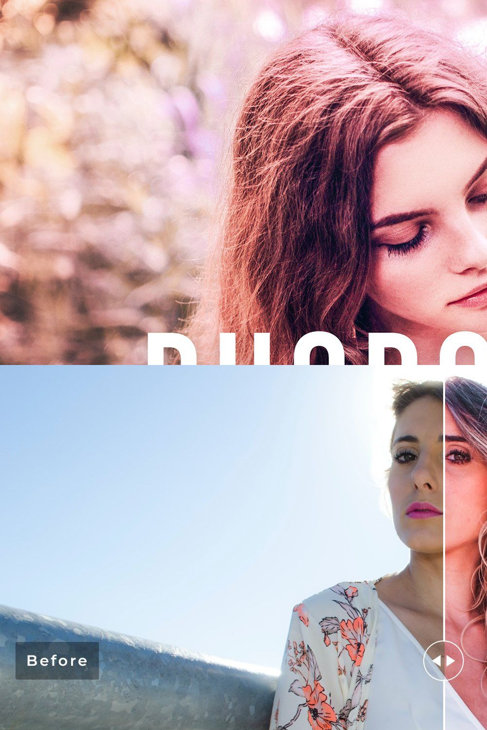 Rhodonite Pro Lightroom Presets pinterest preview image.