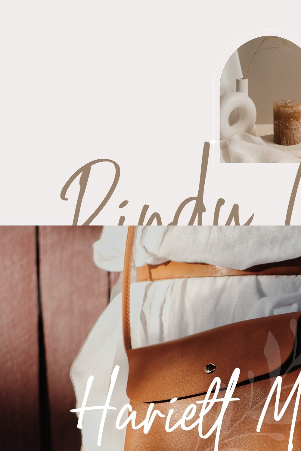 Rindu Mimpi - Script Font pinterest preview image.