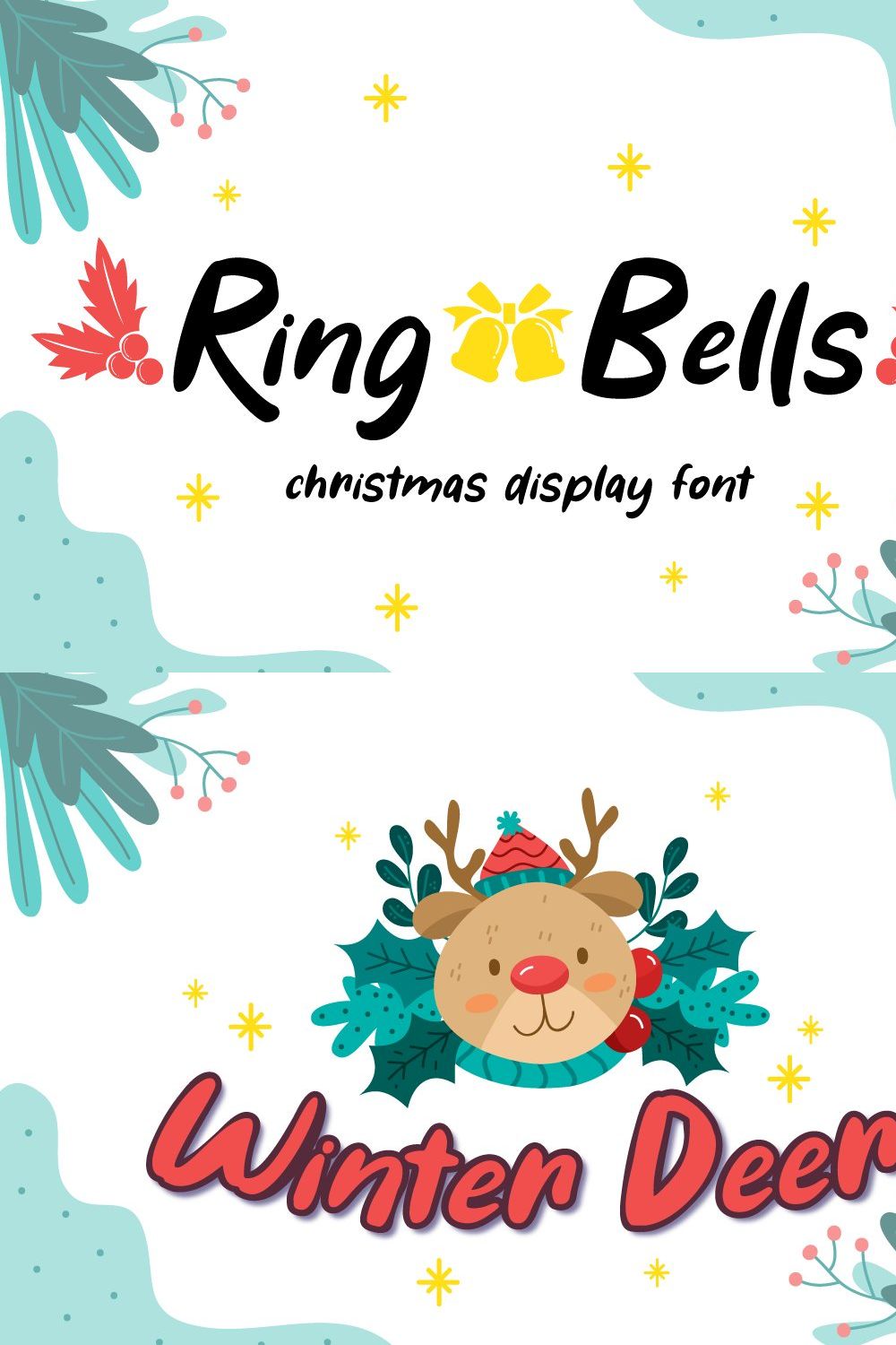 Winter Bells - Christmas Font – MasterBundles