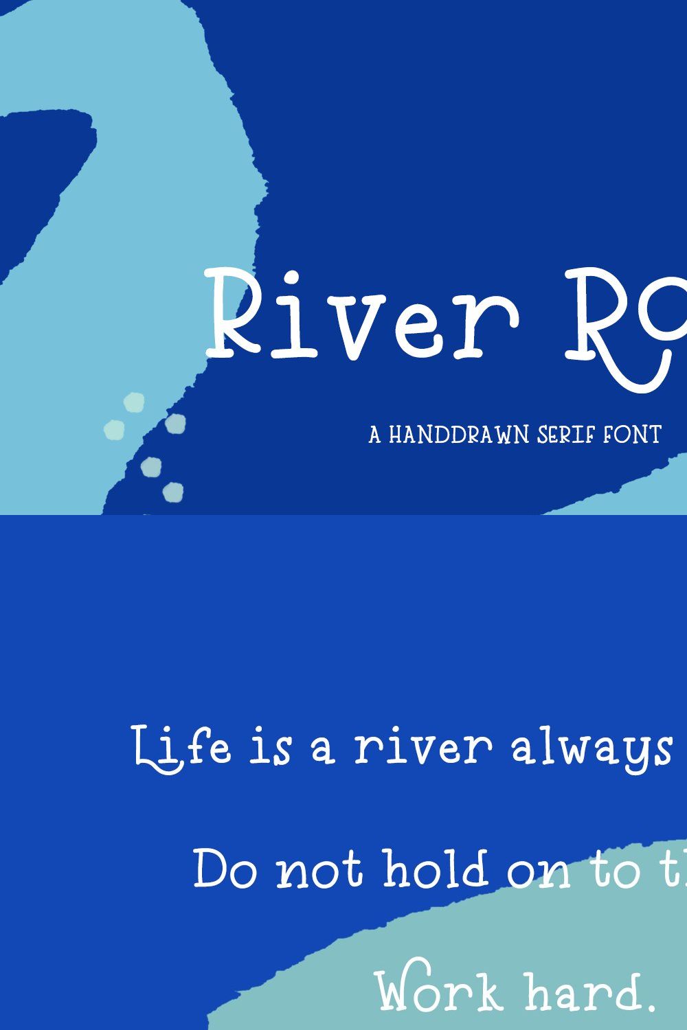 River Road Typewriter Serif pinterest preview image.