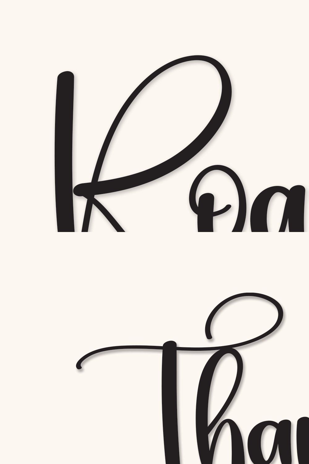 Roasted | Script Font pinterest preview image.