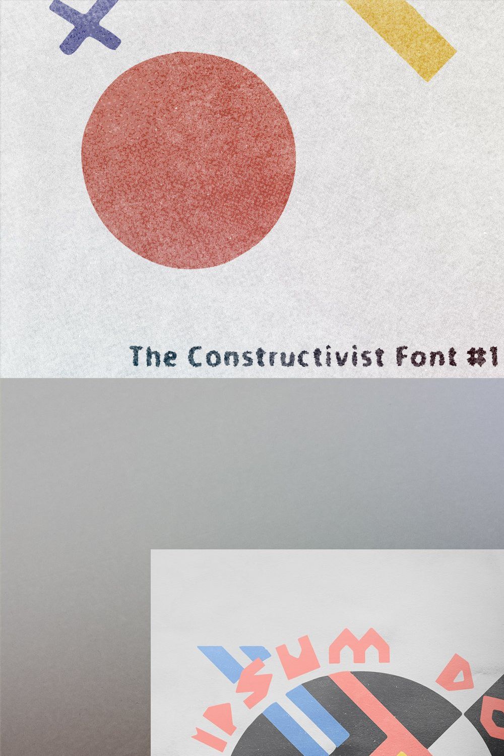 Rodchenko The Constructivist Font #1 pinterest preview image.