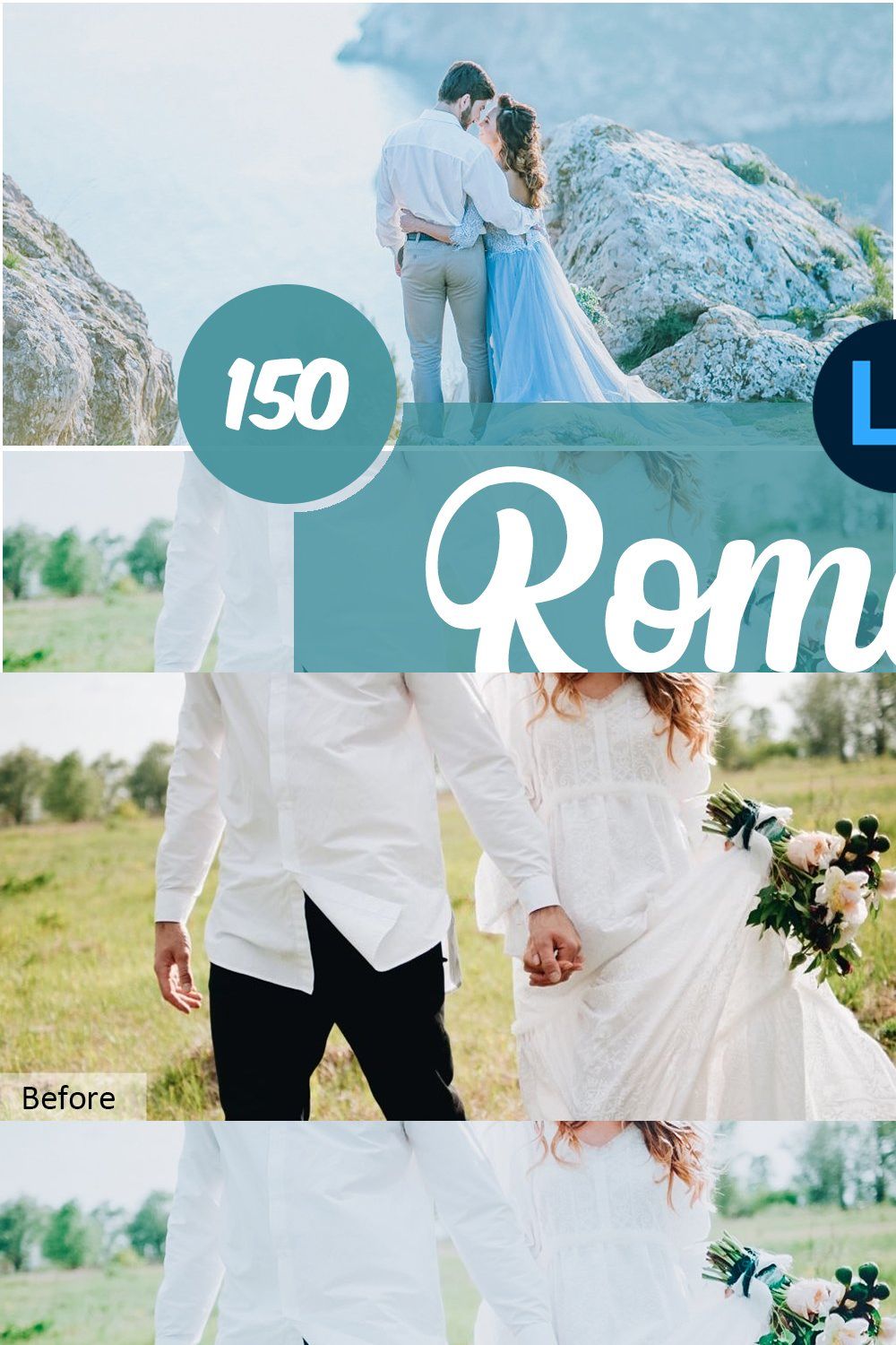 Romantic Mobile and Desktop PRESETS pinterest preview image.