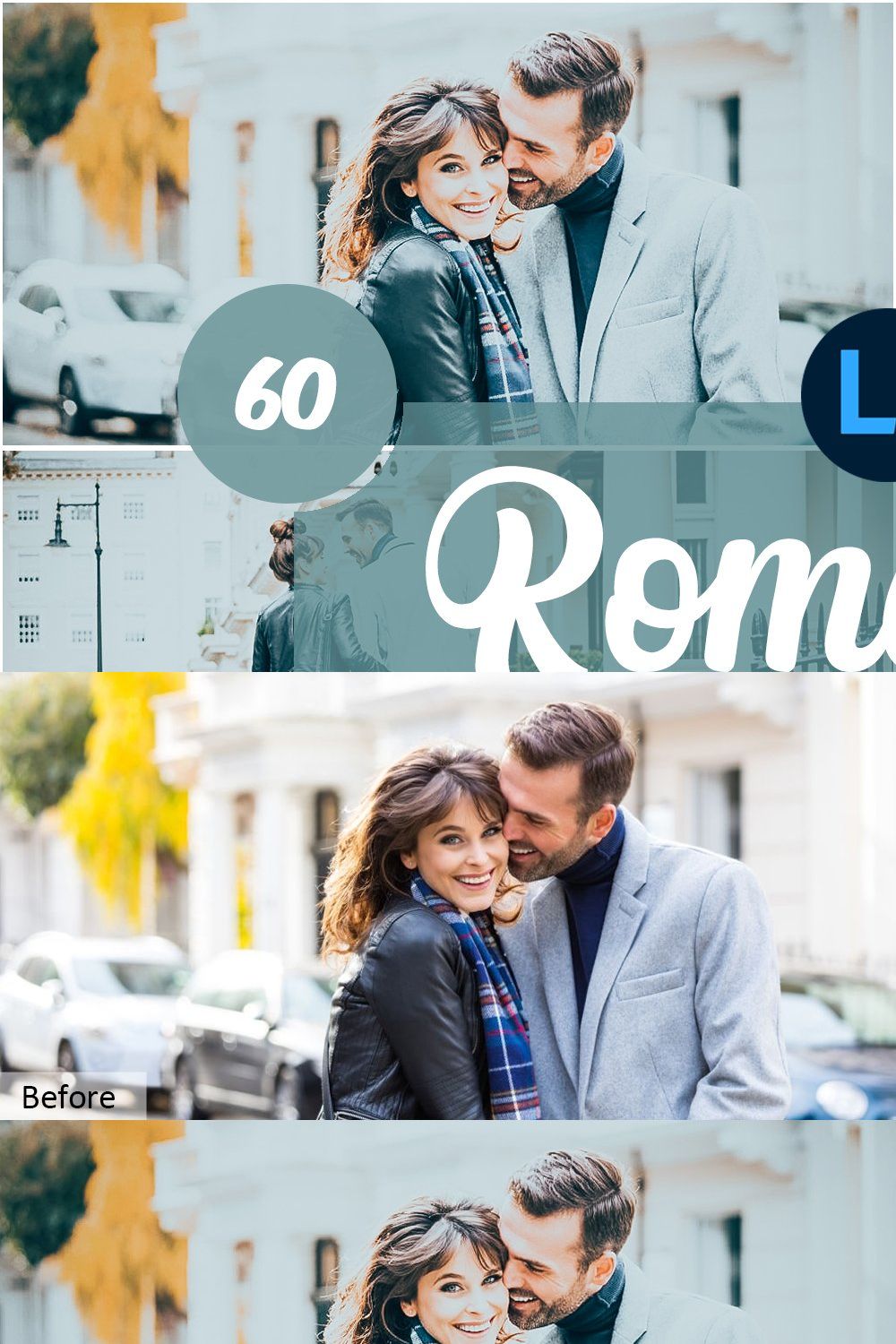 Romantic Mobile and Desktop PRESETS pinterest preview image.