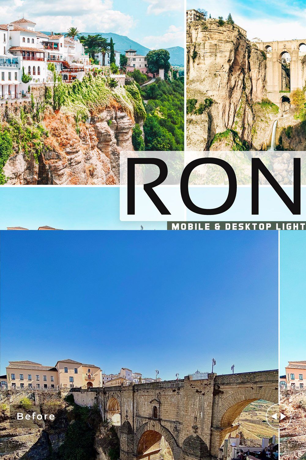 Ronda Pro Lightroom Presets pinterest preview image.