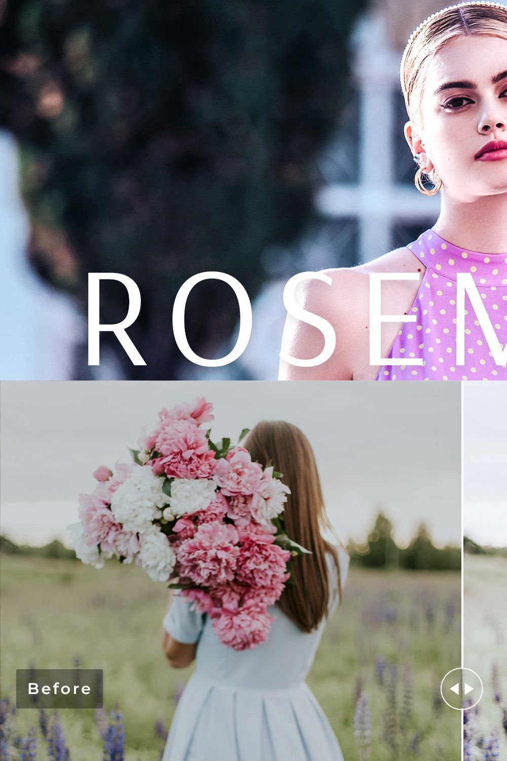 Rosemary Pro Lightroom Presets pinterest preview image.