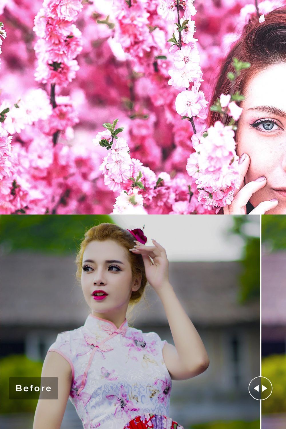 Rosy Garlic Pro Lightroom Presets pinterest preview image.