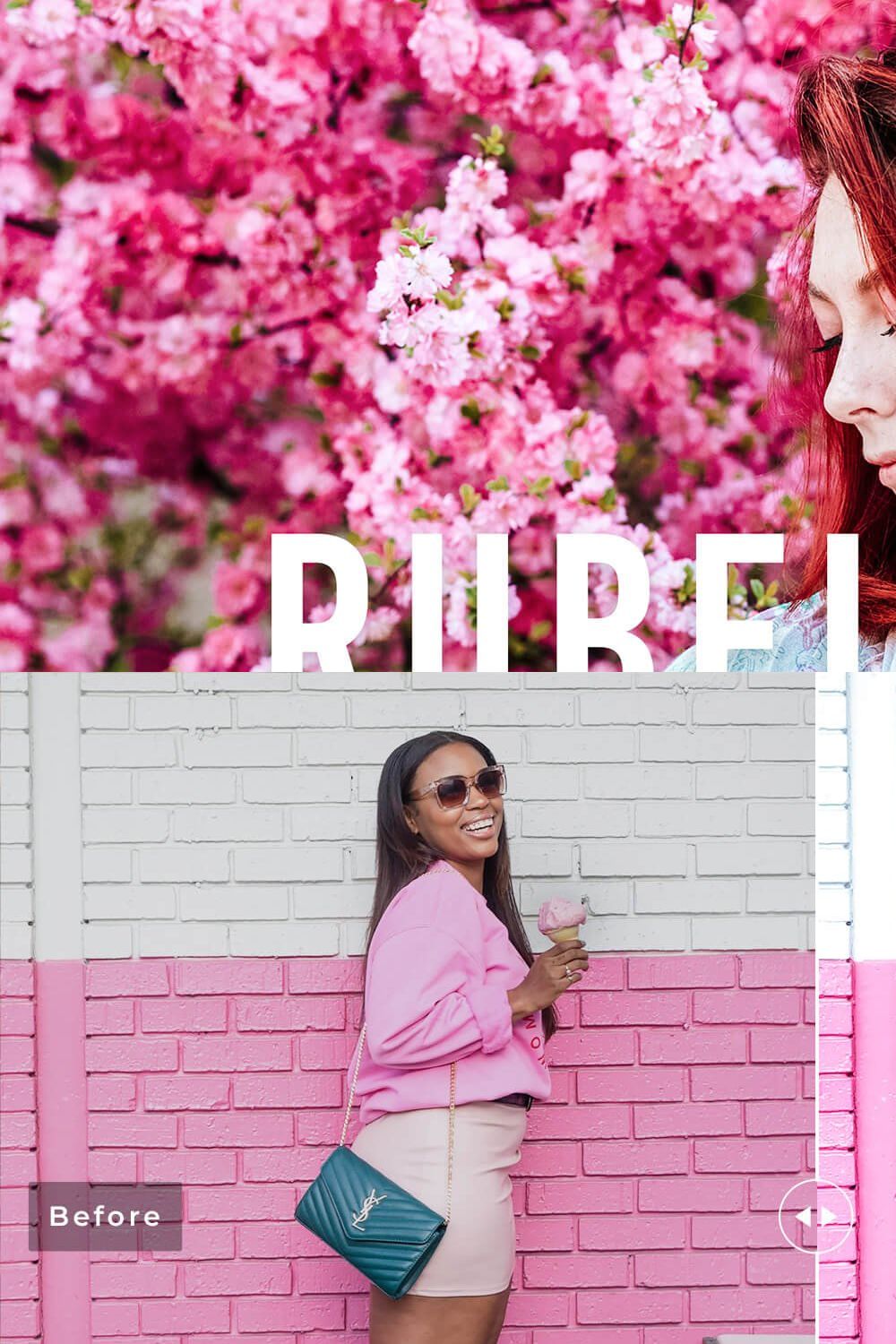 Rubellite Pro Lightroom Presets pinterest preview image.