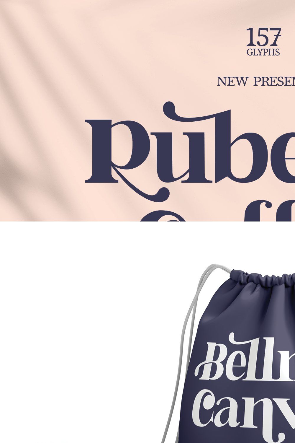 Rubesta Coffee / Modern Font pinterest preview image.