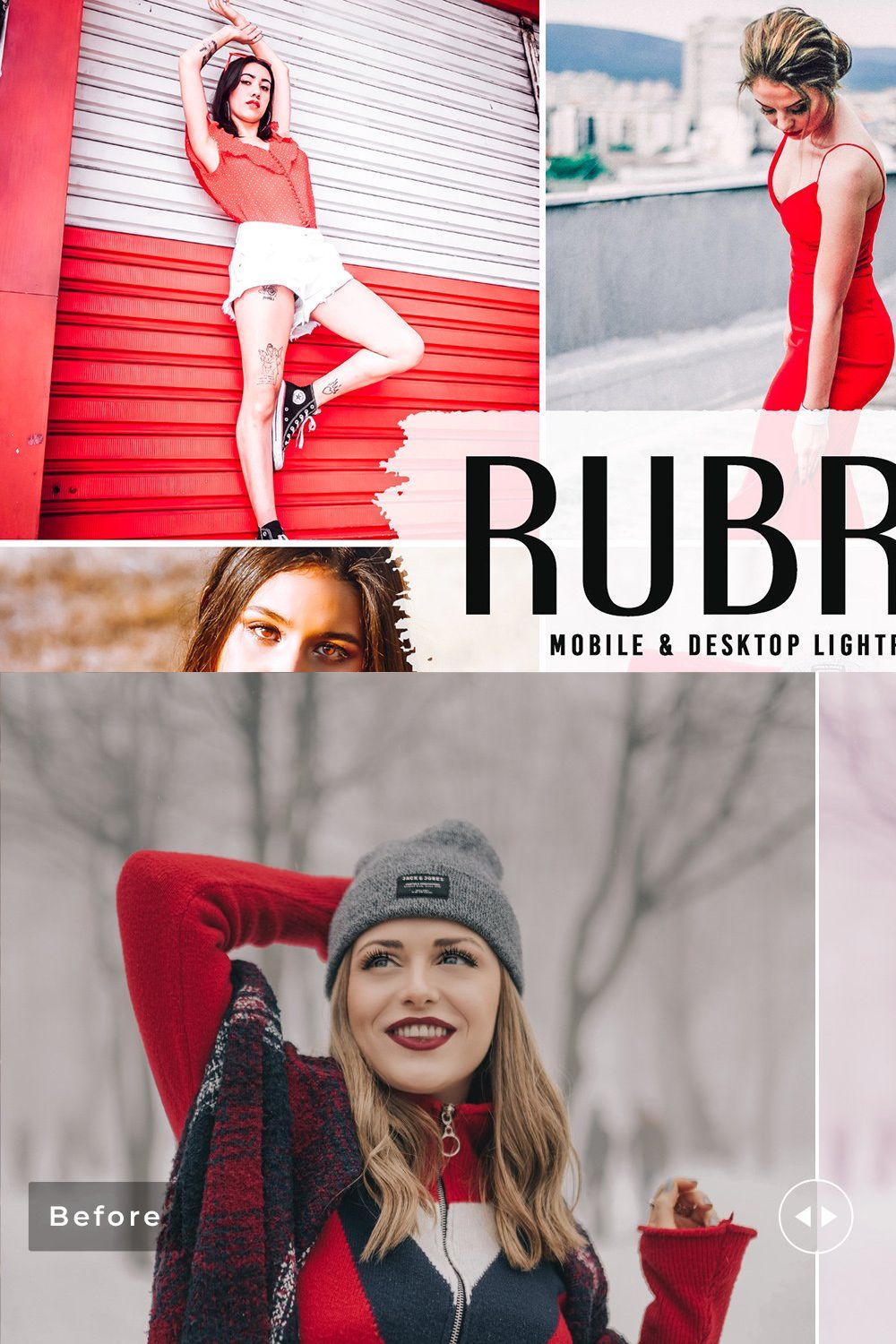 Rubrum Pro Lightroom Presets pinterest preview image.