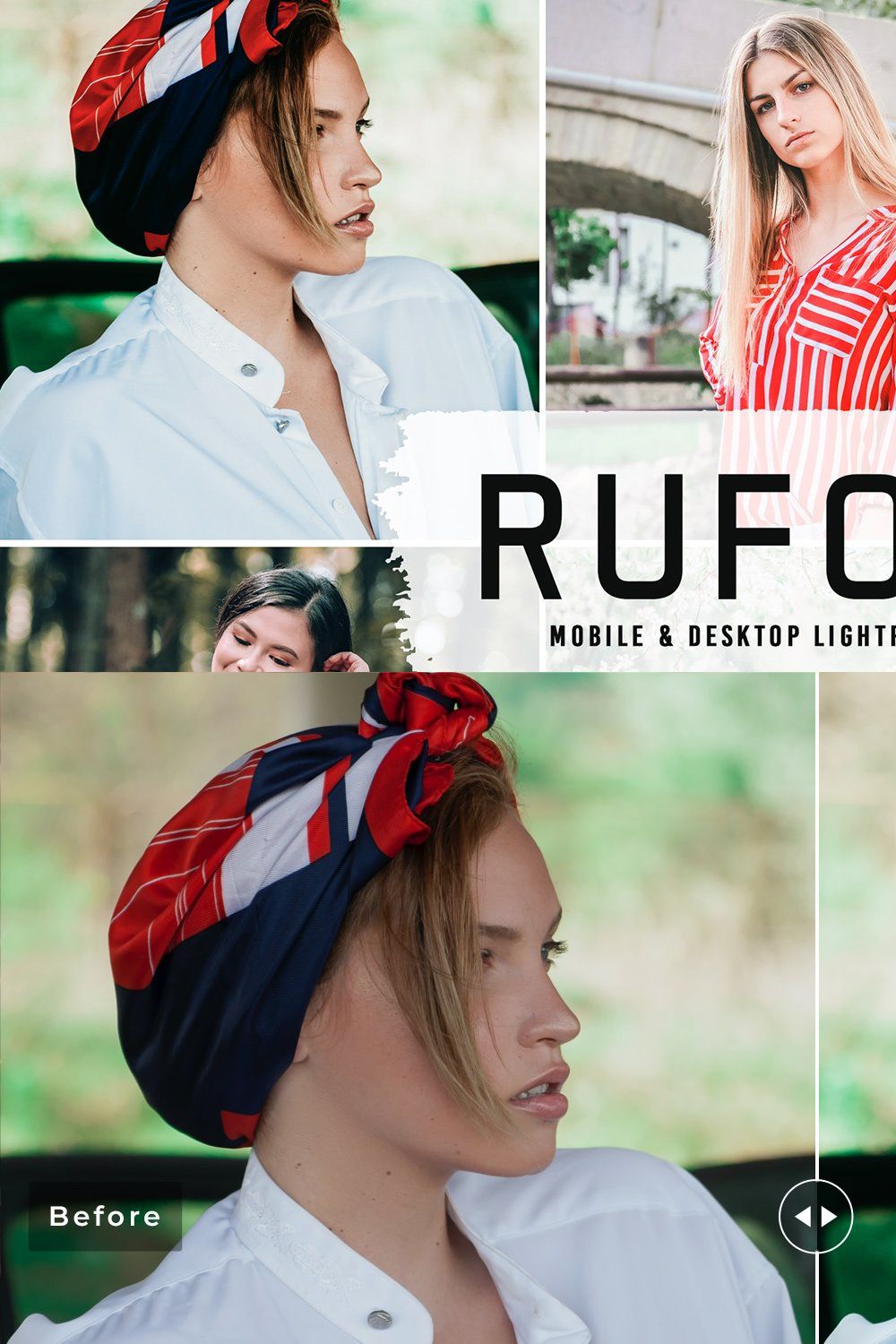 Rufous Pro Lightroom Presets pinterest preview image.