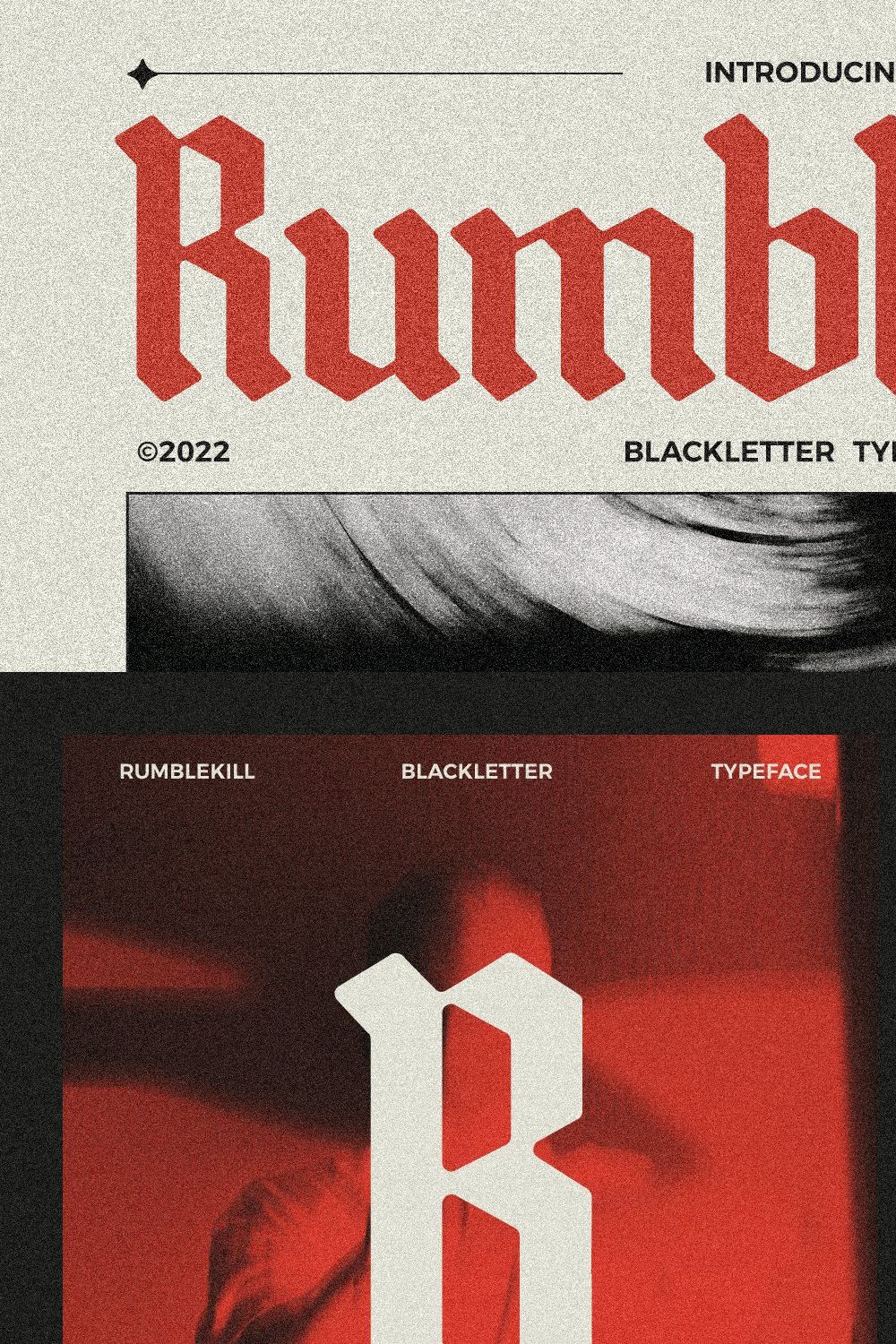 Rumblekill - Rounded Blackletter pinterest preview image.