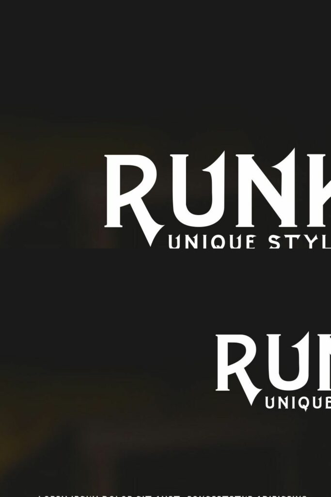 Runcrow Font Runkey - Display Font – MasterBundles