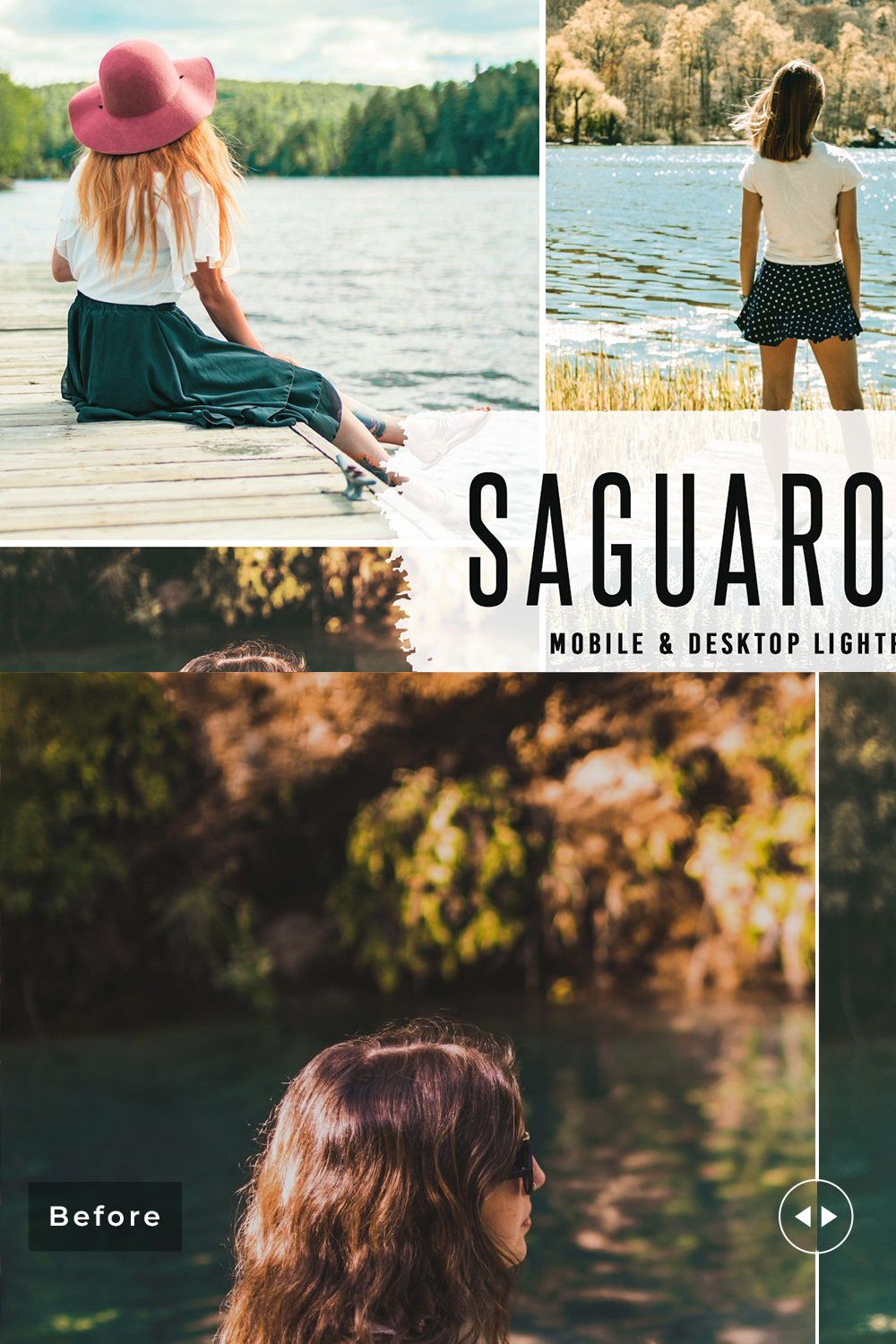 Saguaro Lake Pro Lightroom Presets pinterest preview image.