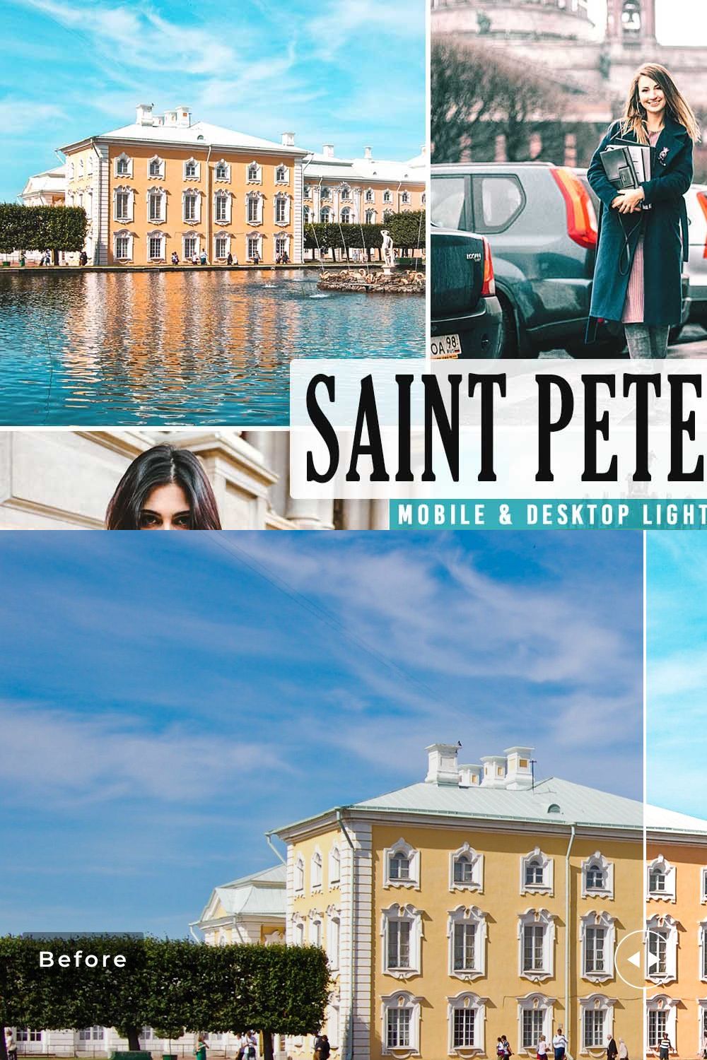 Saint Petersburg Pro Lightroom Prese pinterest preview image.