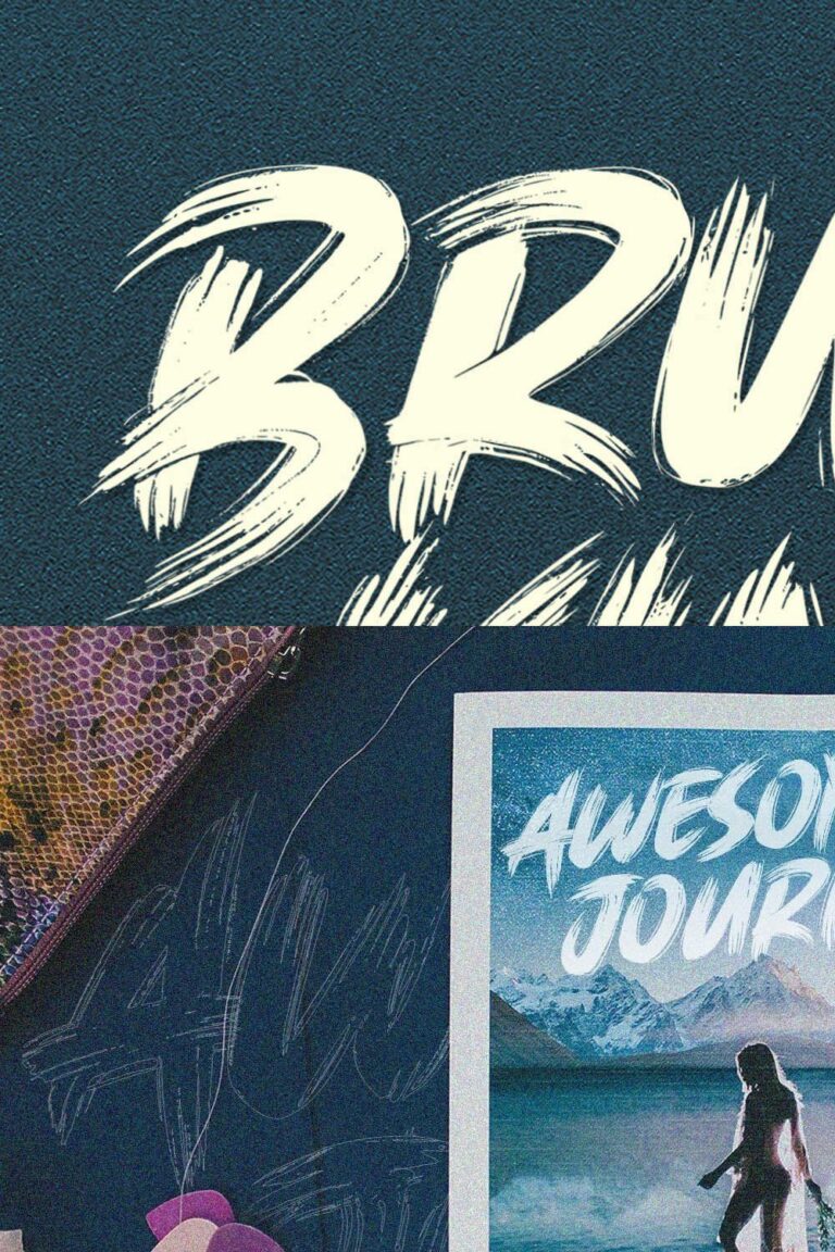 SALE! BRUSH KING / Brush Font MasterBundles