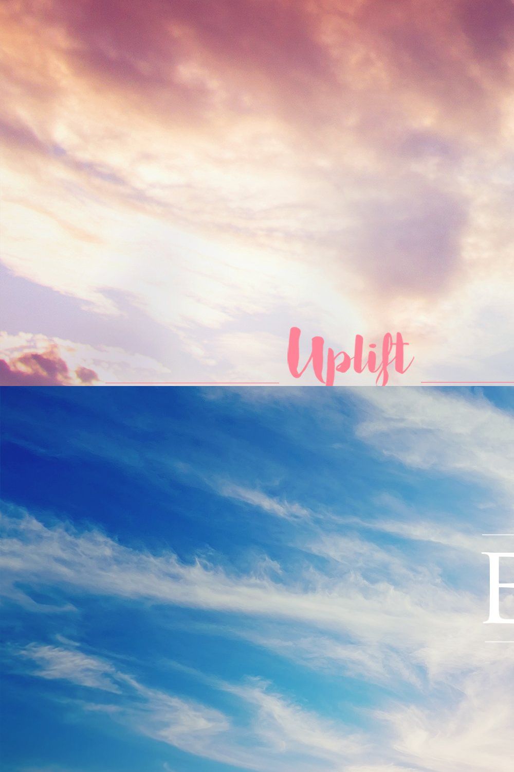 SALE! EPIC Skies Cloud Overlays pinterest preview image.