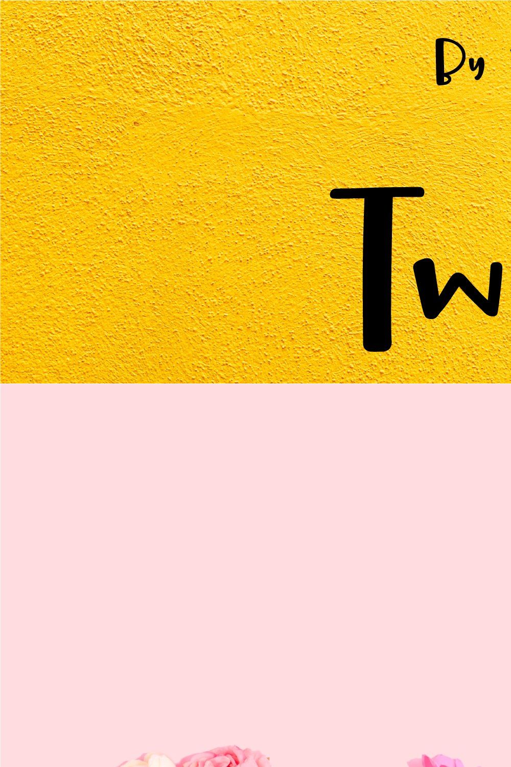 Sale! Twisted Jellyroll, quirky font pinterest preview image.