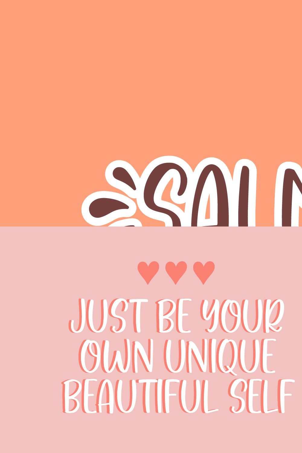 Salmonpie | A Cute Handwritten Font pinterest preview image.
