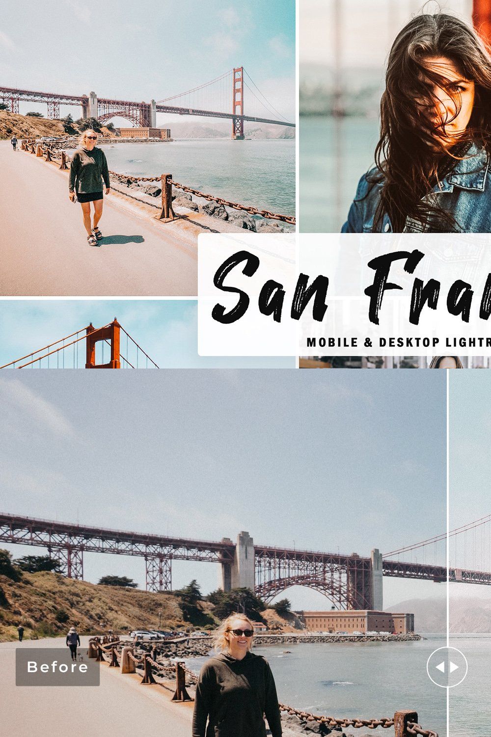 San Francisco Lightroom Presets pinterest preview image.