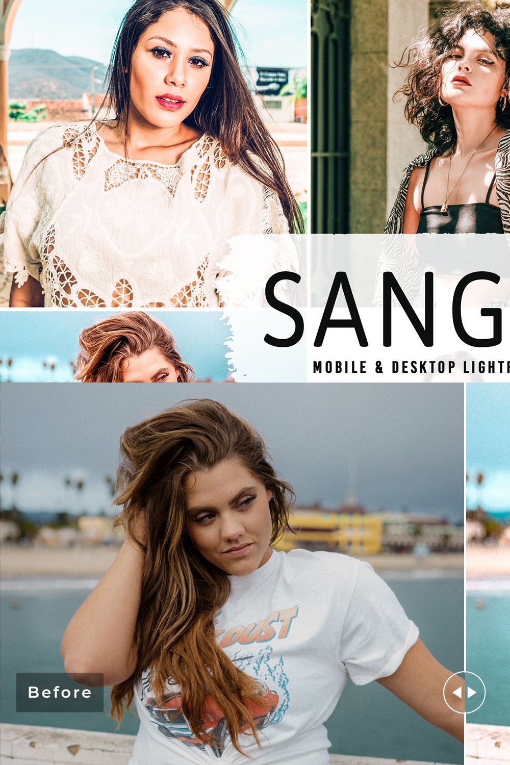 Sangria Pro Lightroom Presets pinterest preview image.