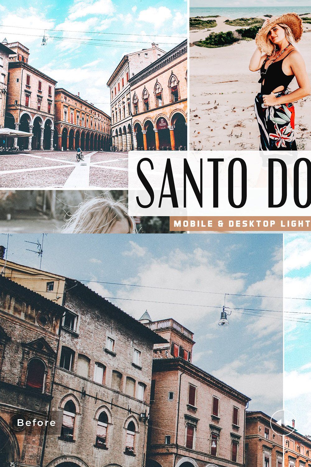 Santo Domingo Lightroom Presets Pack pinterest preview image.