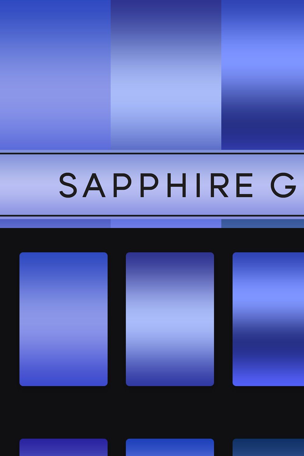 Sapphire Gradients pinterest preview image.